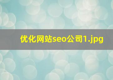优化网站seo公司