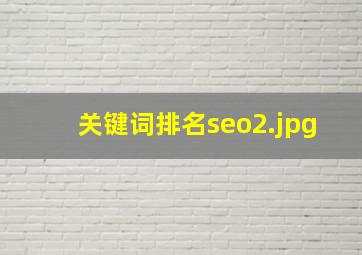 关键词排名seo