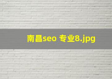 南昌seo 专业8
