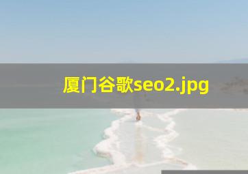 厦门谷歌seo
