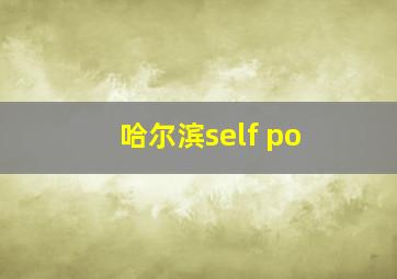 哈尔滨self po