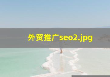 外贸推广seo