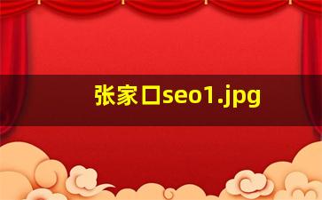 张家口seo