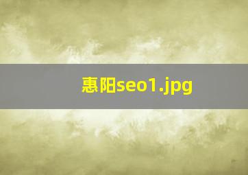 惠阳seo