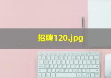 招聘120