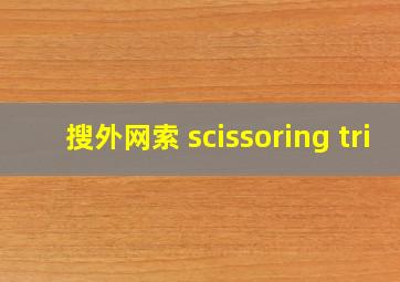 搜外网索 scissoring tri