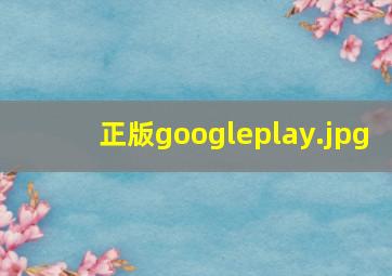 正版googleplay