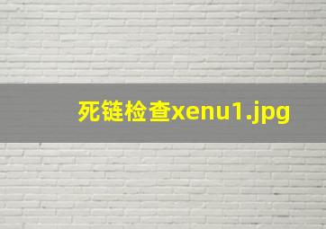死链检查xenu