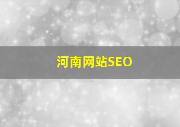 河南网站SEO