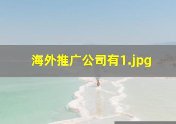 海外推广公司有