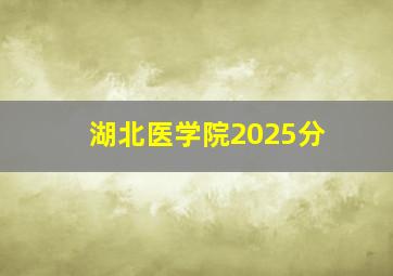 湖北医学院2025分