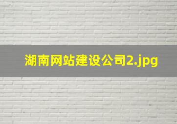 湖南网站建设公司