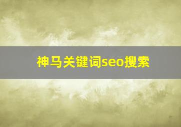神马关键词seo搜索