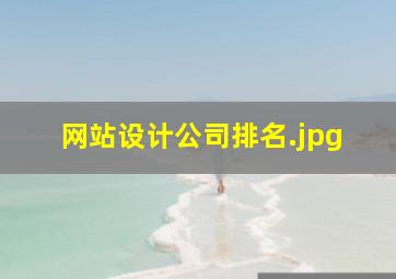 网站设计公司排名