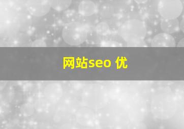 网站seo 优