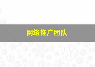 网络推广团队