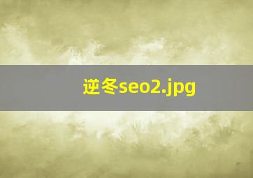 逆冬seo
