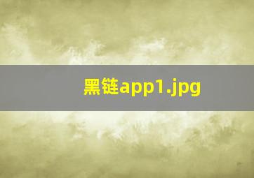 黑链app