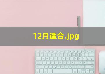 12月适合