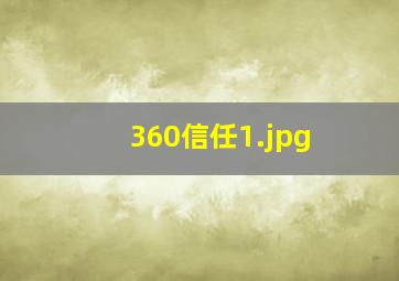 360信任