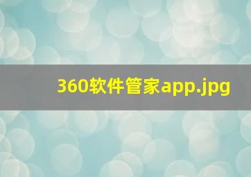 360软件管家app