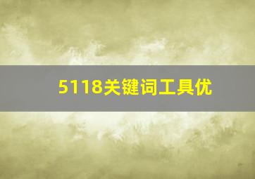 5118关键词工具优