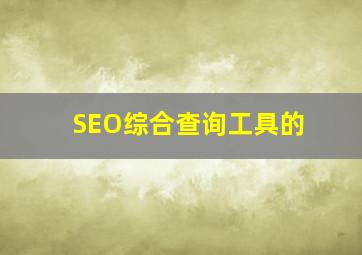 SEO综合查询工具的