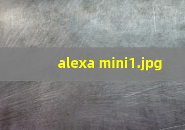 alexa mini