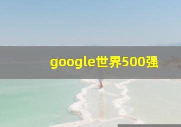 google世界500强