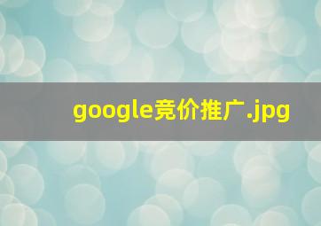 google竞价推广