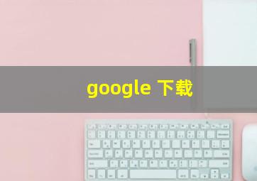 google 下载