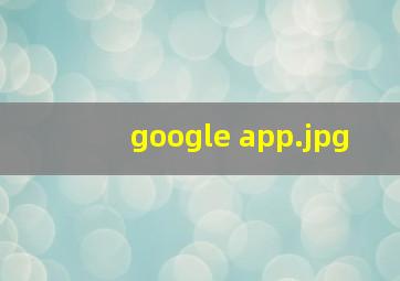 google app