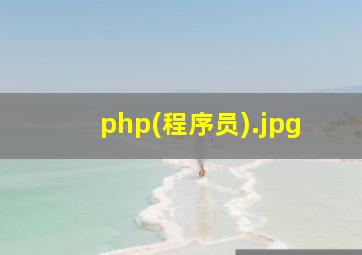 php(程序员)