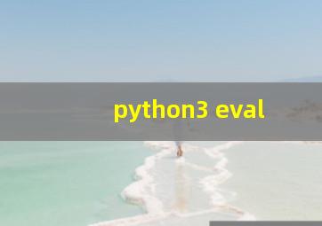 python3 eval