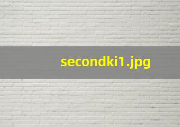 secondki