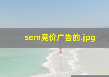sem竞价广告的
