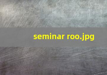 seminar roo
