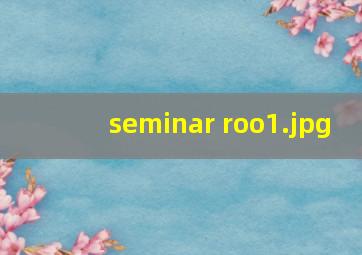 seminar roo