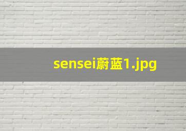 sensei蔚蓝