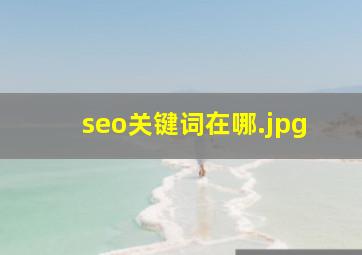 seo关键词在哪