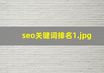 seo关键词排名