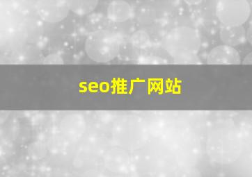 seo推广网站