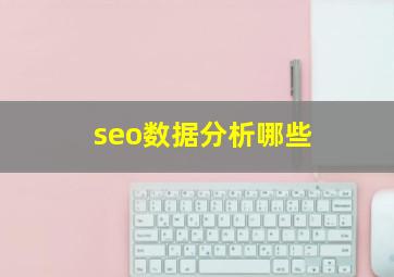 seo数据分析哪些