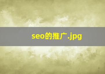 seo的推广