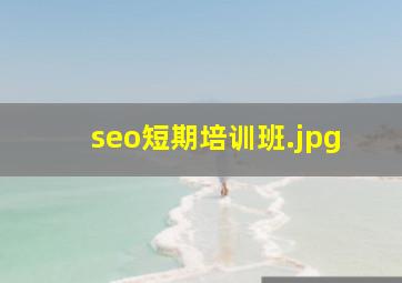 seo短期培训班