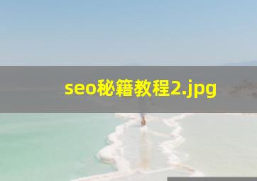 seo秘籍教程