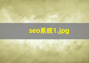 seo系统