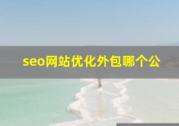 seo网站优化外包哪个公