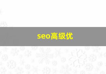 seo高级优