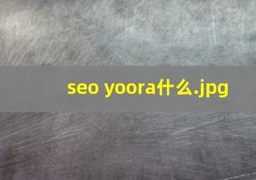 seo yoora什么